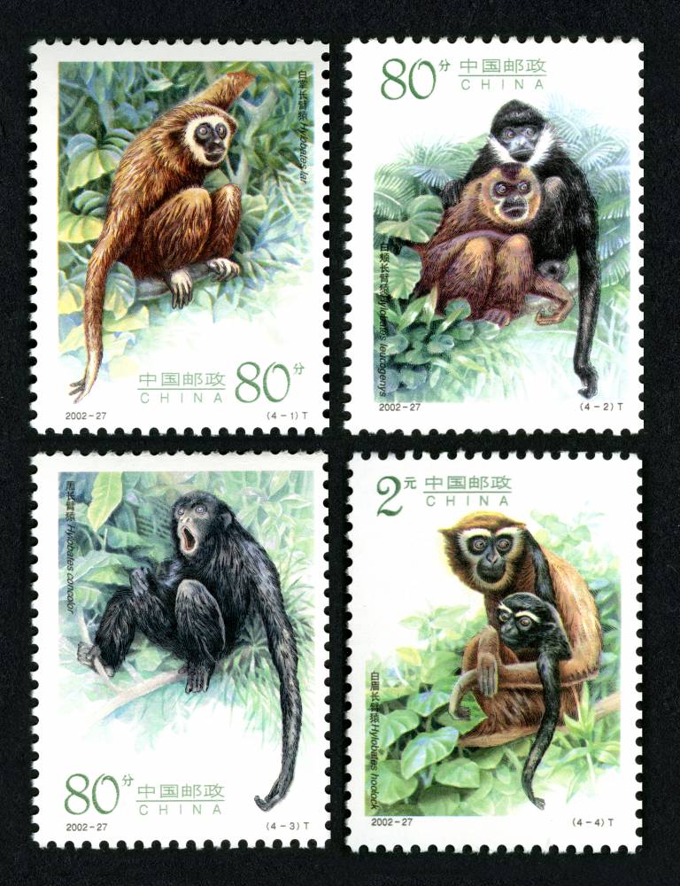2002-27T 长臂猿邮票