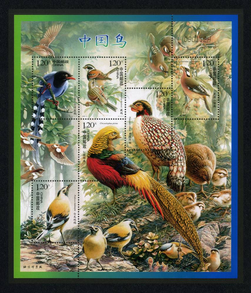 2008年-4T 中国鸟邮票